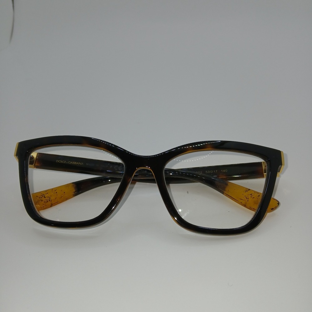 Dolce & Gabbana DG5076 Womens Eyeglasses Frame Only Brown Tortoise 53-17-140 mm